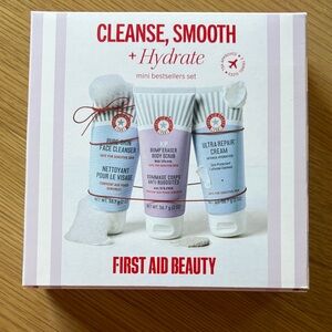First Aid Beauty Cleanse, Smooth + Hydrate Mini Bestseller Set (New)